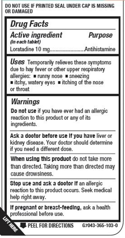01b LBL_Welmate_Loratadine Allergey Relief_10mg_365ct_G7043-365-103-0_DF1.jpg 01b LBL_Welmate_Loratadine Allergey Relief_10mg_365ct_G7043-365-103-0_DF1 - 01b LBL Welmate Loratadine Allergey Relief 10mg 365ct G7043 365 103 0 DF1